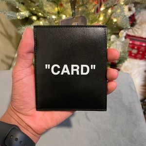 OFF-WHITE cardholder